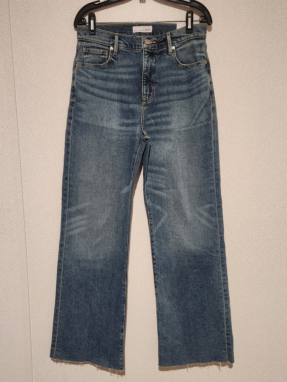 Loft The Wide Leg High Rise Jeans Womens Size 27/4 Brand New